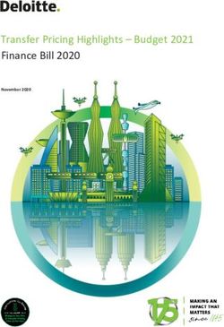Transfer Pricing Highlights - Budget 2021 Finance Bill 2020 - Deloitte