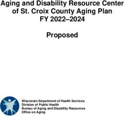 Aging and Disability Resource Center of St. Croix County Aging Plan - FY 2022-2024 Proposed