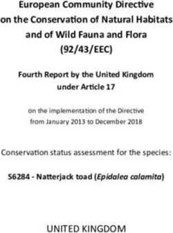 European Community Directive on the Conservation of Natural Habitats and of Wild Fauna and Flora - (92/43/EEC) - JNCC