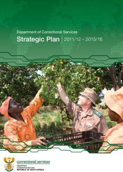 Strategic Plan 2011/12 2015/16 - Department of Correctional Services