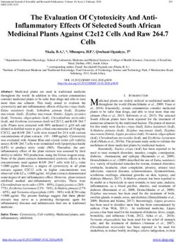 The Evaluation Of Cytotoxicity And Anti