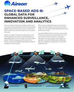 SPACE-BASED ADS-B: GLOBAL DATA FOR ENHANCED SURVEILLANCE, INNOVATION AND ANALYTICS