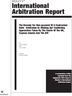International Arbitration Report