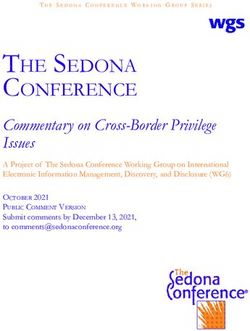 The Sedona ConferenCe - Commentary on Cross-Border Privilege Issues - The Sedona ...