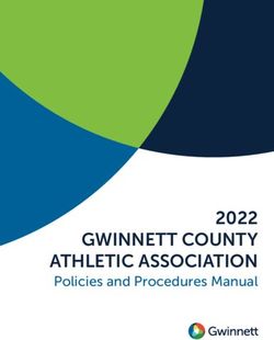 GWINNETT COUNTY ATHLETIC ASSOCIATION - 2022 Policies and Procedures Manual