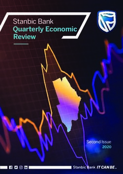 Stanbic Bank Quarterly Economic Review - Second Issue 2020