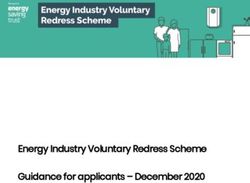 Energy Industry Voluntary Redress Scheme Guidance for applicants - December 2020 - Energy Industry Voluntary Redress ...