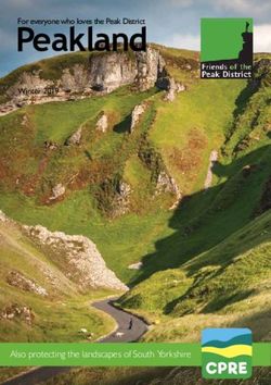 Guardian Peakland - Also protecting the landscapes of South Yorkshire - Friends of the Peak District