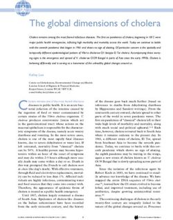 The global dimensions of cholera