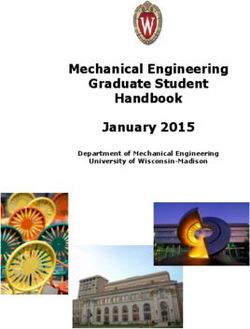 Mechanical Engineering Graduate Student Handbook January 2015