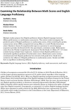 Examining the Relationship Between Math Scores and English Language Proficiency