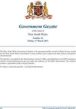 Government Gazette - NSW Legislation