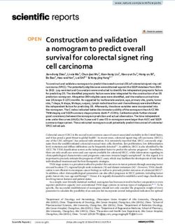 Construction and validation a nomogram to predict overall survival for colorectal signet ring cell carcinoma