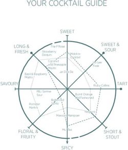 YOUR COCKTAIL GUIDE SWEET