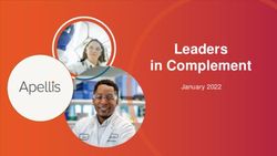 Leaders in Complement - January 2022