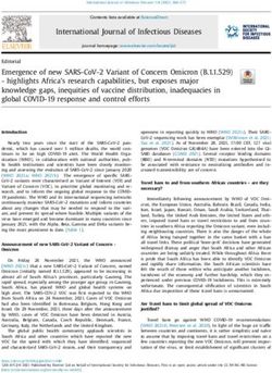 International Journal of Infectious Diseases - UCL Discovery