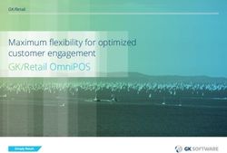 GK/RETAIL OMNIPOS MAXIMUM FLEXIBILITY FOR OPTIMIZED CUSTOMER ENGAGEMENT - EUROCIS
