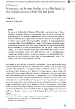 Autonomous and Between Worlds: Musical Manifestos for Anti-Capitalist Futures in Post-Wall East Berlin