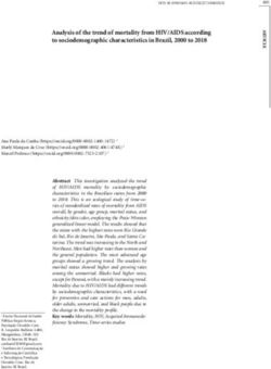 Analysis of the trend of mortality from HIV/AIDS according to sociodemographic characteristics in Brazil, 2000 to 2018