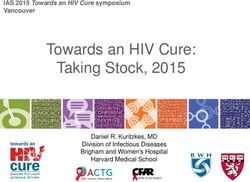 Towards an HIV Cure: Taking Stock, 2015 - IAS 2015 Towards an HIV Cure symposium Vancouver