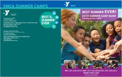 BEST SUMMER EVER! 2019 SUMMER CAMP GUIDE Penobscot Bay YMCA