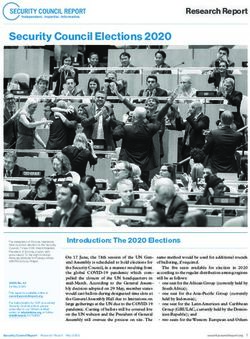 Security Council Elections 2020 - Security Council Report