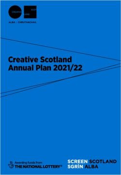Creative Scotland Annual Plan 2021/22