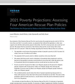 2021 Poverty Projections: Assessing Four American Rescue Plan Policies