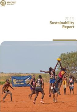 Sustainability Report 2019 - Newcrest Mining