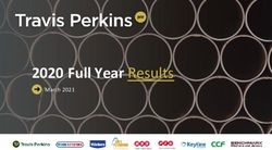 2020 Full Year Results - March 2021 - Travis Perkins PLC