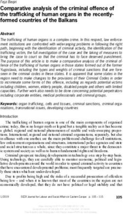 Comparative analysis of the criminal offence of the trafficking of human organs in the recently-formed countries of the Balkans