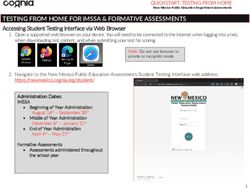 TESTING FROM HOME FOR iMSSA & FORMATIVE ASSESSMENTS