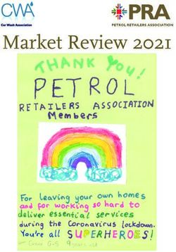Market Review 2021 - Petrol Retailers Association