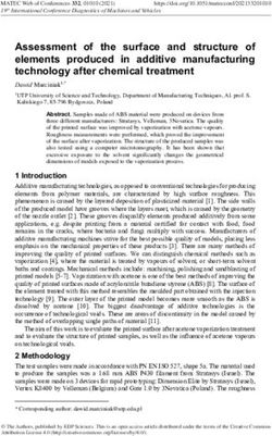 Assessment of the surface and structure of elements produced in additive manufacturing technology after chemical treatment - MATEC Web of Conferences