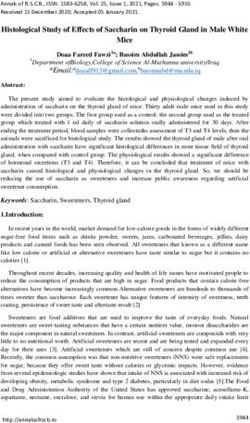 Histological Study of Effects of Saccharin on Thyroid Gland in Male White Mice