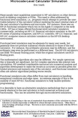 Microcode-Level Calculator Simulation