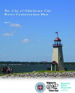The City of Oklahoma City - Water Conservation Plan 2017