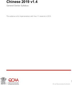 Chinese 2019 v1.4 General Senior Syllabus This syllabus is for implementation with Year 11 students in 2019 - QCAA
