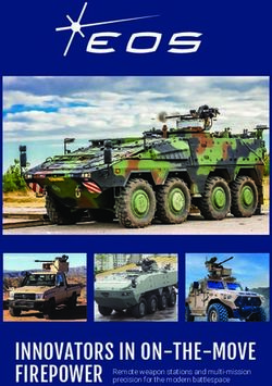 INNOVATORS IN ON-THE-MOVE - FIREPOWER Remote weapon stations and multi-mission precision for the modern battlespace - Electro Optic Systems