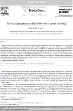 In-class laptop use and its eVects on student learning
