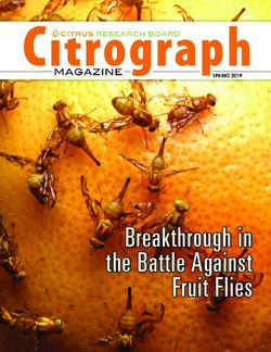 Breakthrough in the Battle Against Fruit Flies - Citrus Research ...