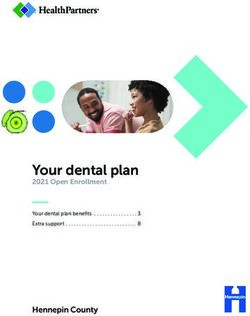Your dental plan 2021 Open Enrollment - Hennepin County - HealthPartners