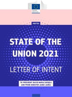 STATE OF THE UNION 2021 - LETTER OF INTENT - #SOTEU - TO PRESIDENT DAVID MARIA SASSOLI AND PRIME MINISTER JANEZ JANŠA - European Commission