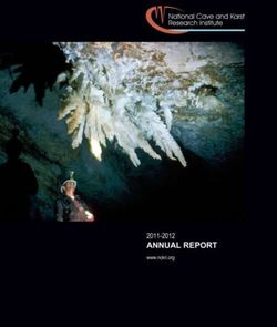 Front cover - National Cave and Karst Research Institute