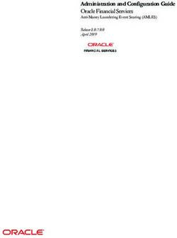 Administration and Configuration Guide - Oracle Financial Services Anti-Money Laundering Event Scoring (AMLES) - Oracle Docs