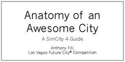 Anatomy of an Awesome City - A SimCity 4 Guide Anthony Fiti Las Vegas Future City Competition