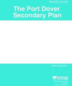 The Port Dover Secondary Plan - Norfolk County - DRAFT June 2021