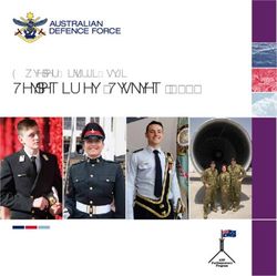 Parliamentary Program 2020 - Australian Defence Force - Department of Defence