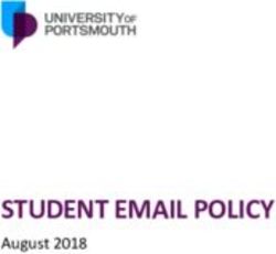 STUDENT EMAIL POLICY August 2018 - University of Portsmouth