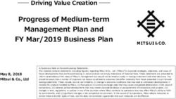 Progress of Medium-term Management Plan and FY Mar/2019 Business Plan - IR Webcasting
